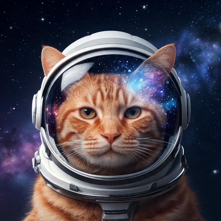 Astronaut — AI pet portrait template