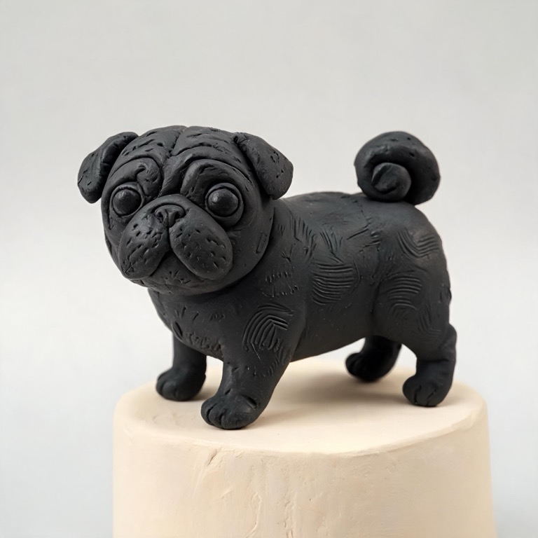 Clay — AI pet portrait template