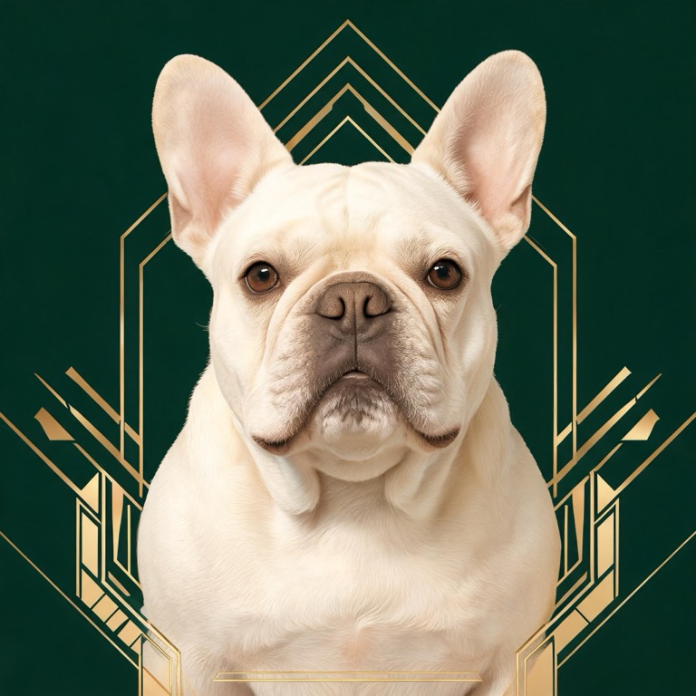Art deco — AI pet portrait template