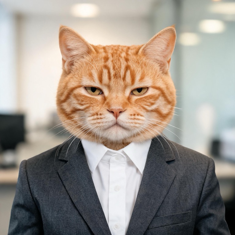 Desk — AI pet portrait template