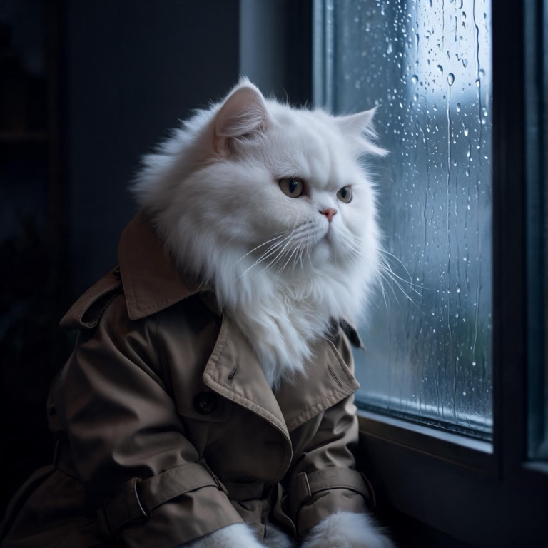 Detective — AI pet portrait template