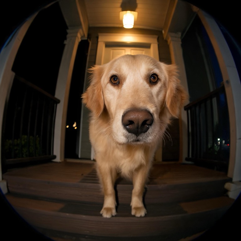 Doorbell — AI pet portrait template