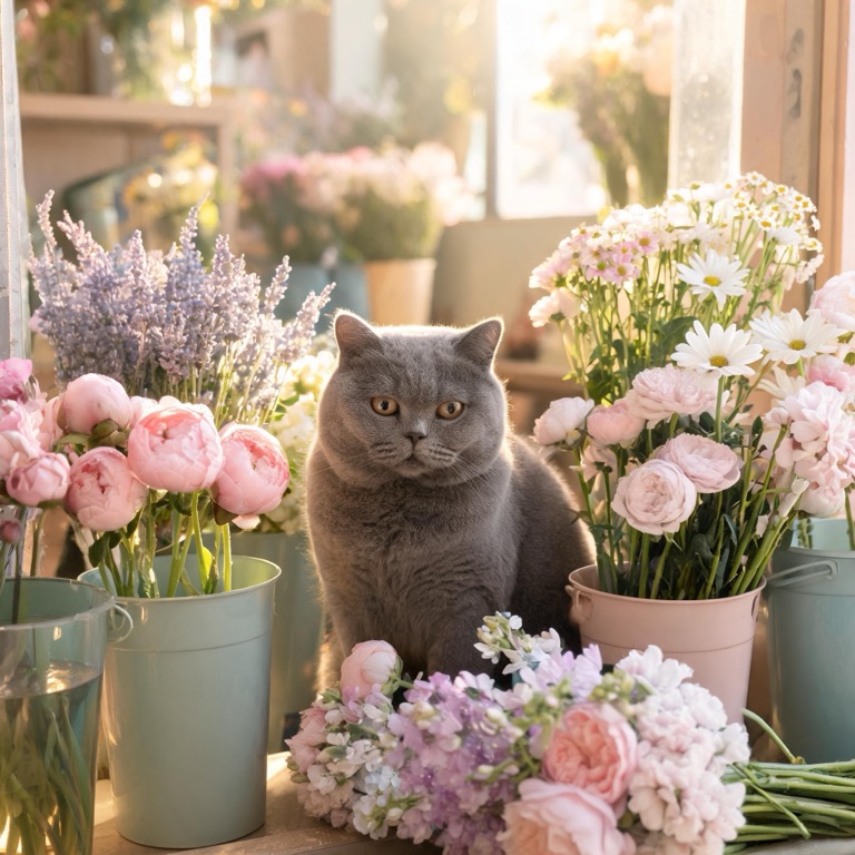 Florist — AI pet portrait template