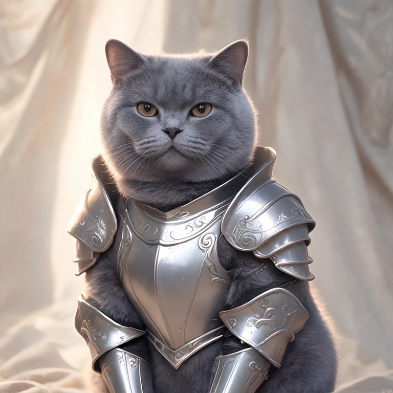 Knight — AI pet portrait template