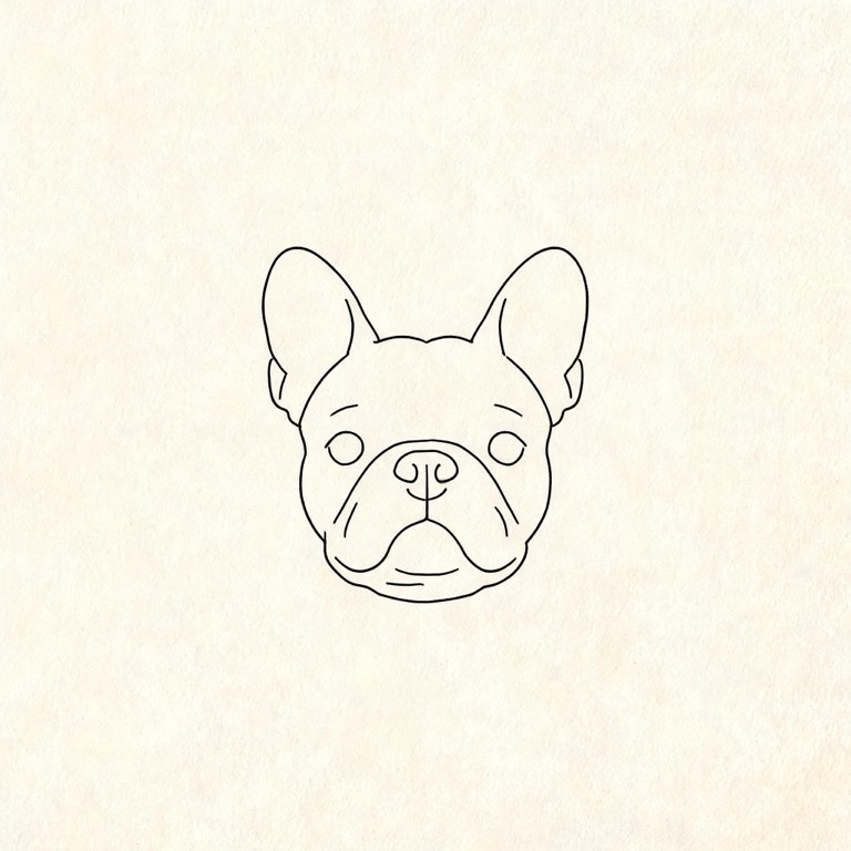 One line — AI pet portrait template