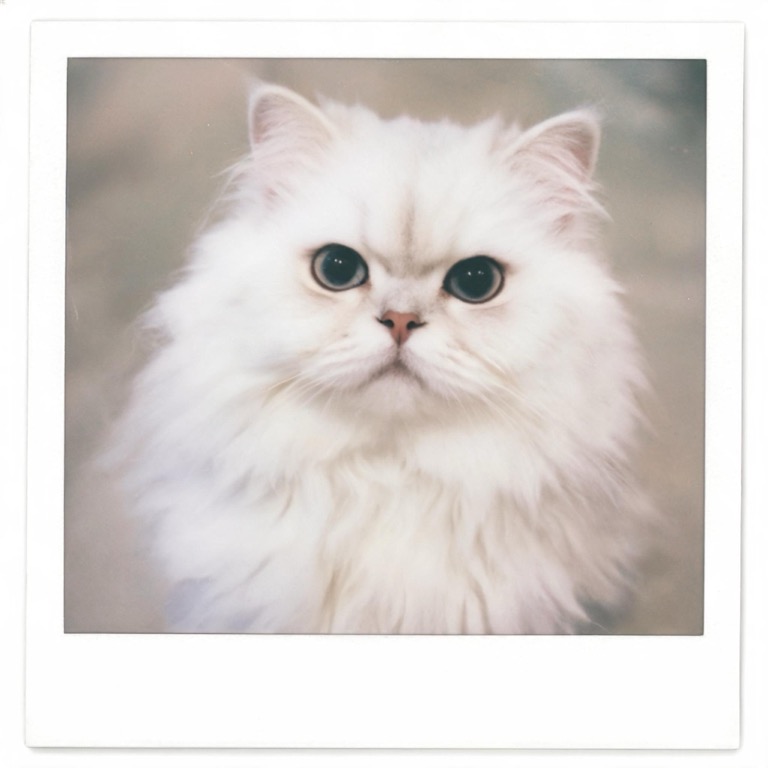 Polaroid — AI pet portrait template