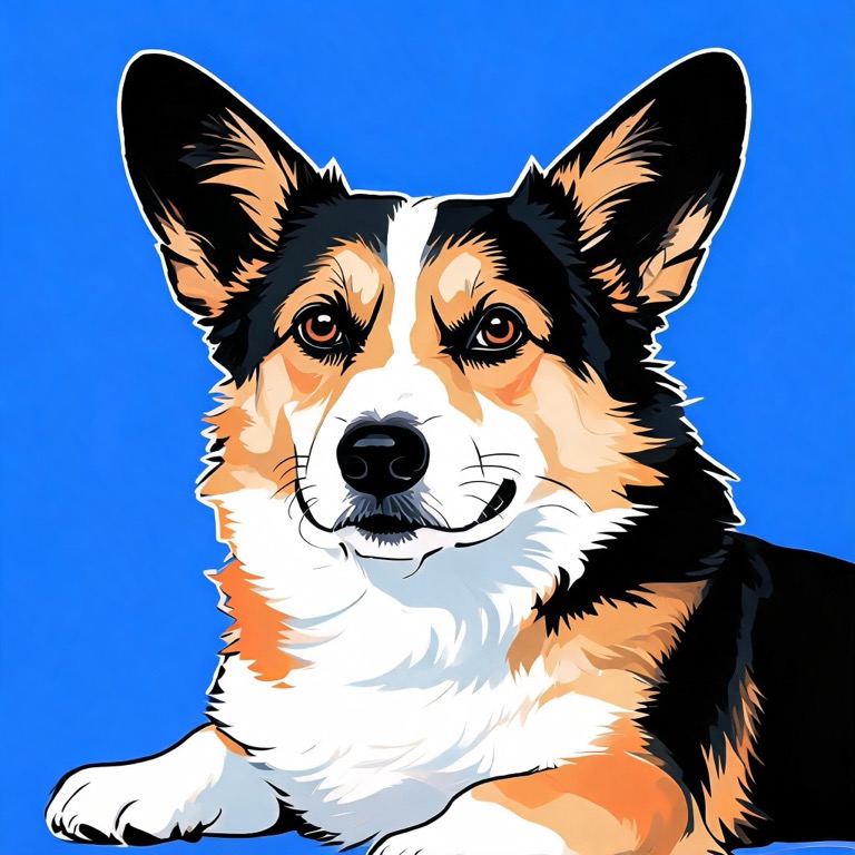 Pop art — AI pet portrait template