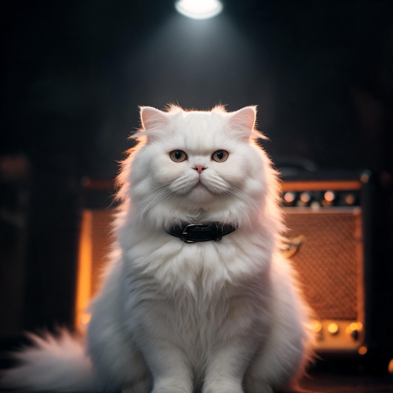 Rock show — AI pet portrait template