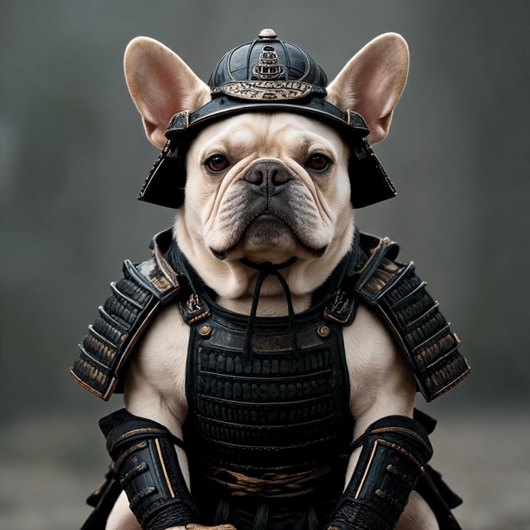 Samurai — AI pet portrait template